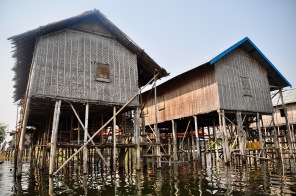 Bamboo stilt houses
